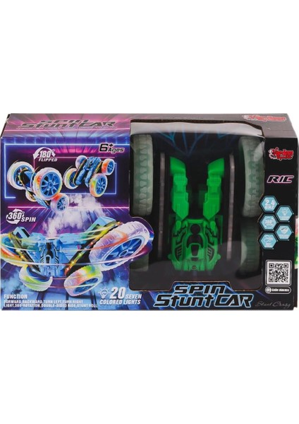 Hg-4-45 Kumandalı Işıklı Buharlı Stunt Spin Araba -Vardem Oyuncak fırsatları