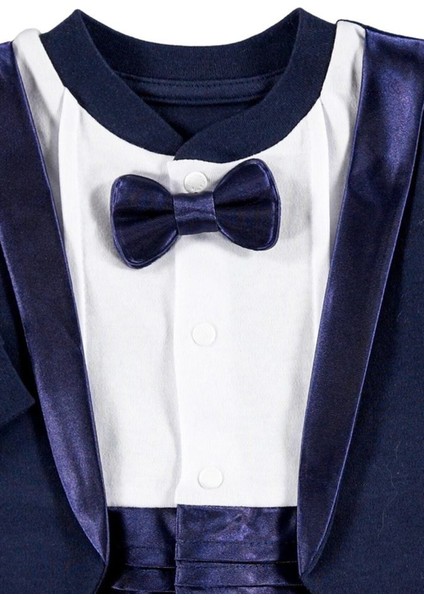 Bebek Smokin Interlok Uzun Kol Patikli Bebe Yaka Tulum fiyatları