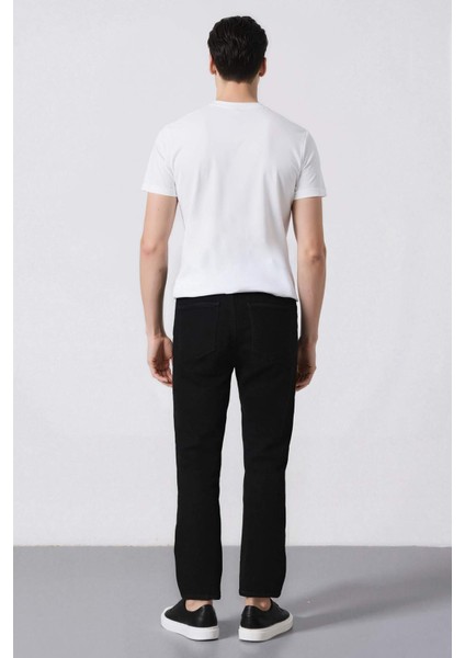 Carlo Skinny Fit Ekstra Dar Kalıp Normal Bel Ekstra Dar Paça Siyah Jean Pantolon R8763AZ24AU