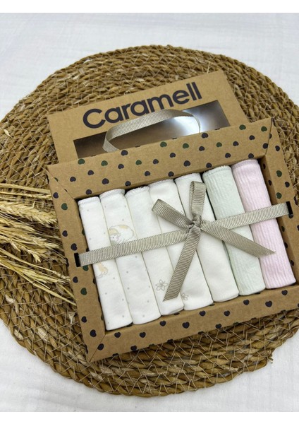 Kuzu Desenli Penye Bebek Ağız Mendili 7'li fırsatları