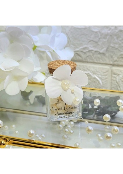 30 Adet Kalp Şekerli Fanus Şişe Mantar Tıplalı Şişe Nişan Nikah Söz Hediyelik fiyatları