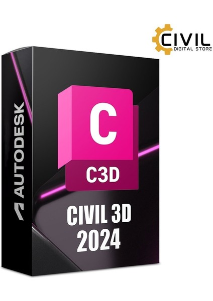 Civil 3D 2024 (Windows) - 1 Pc 3 Yıl Autodesk Key (Full Sürüm)