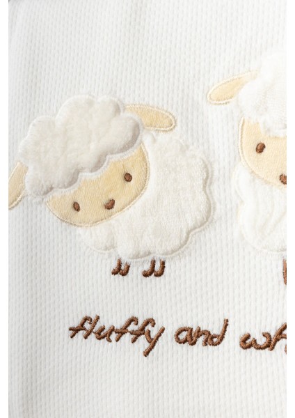 Kuzu Desenli 10 Parça Zıbın Seti (Yenidoğan) Hastane Çıkışı modelleri