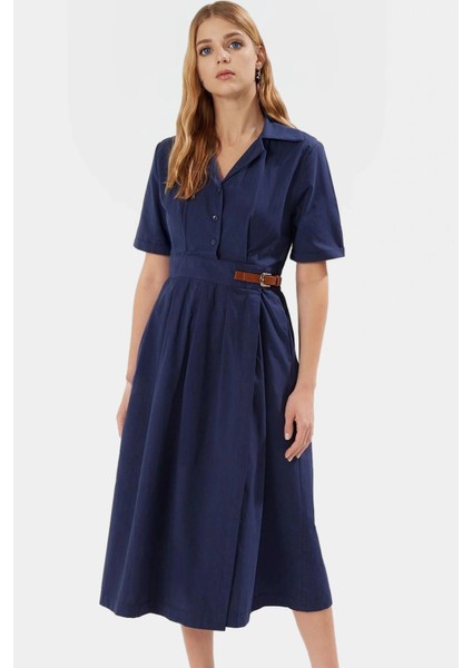 A Kesim Pamuklu Midi Elbise Rahatlık ve Şıklık Bir Arada Konforlu Kaliteli Işçilik modelleri