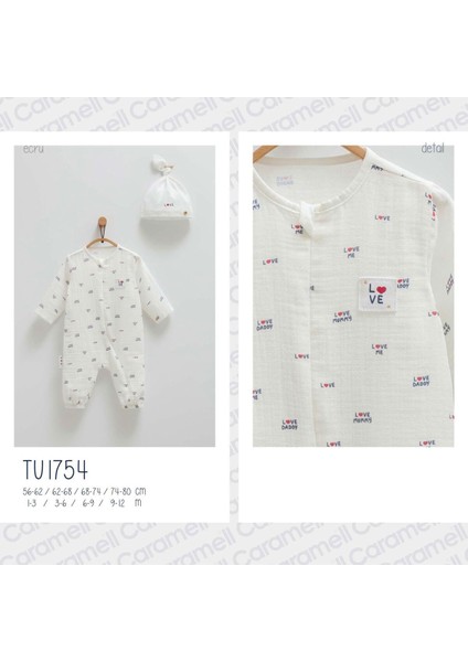 Family Love Yazılı Bebe Tulum 2025