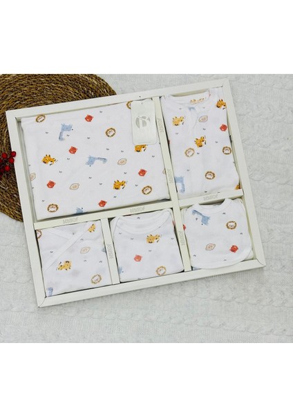 Panter Desenli 10'lu Hastane Çıkışı Seti