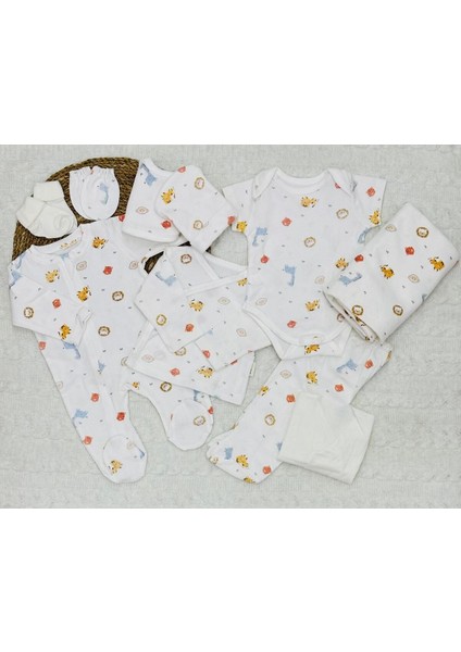 Panter Desenli 10'lu Hastane Çıkışı Seti modelleri