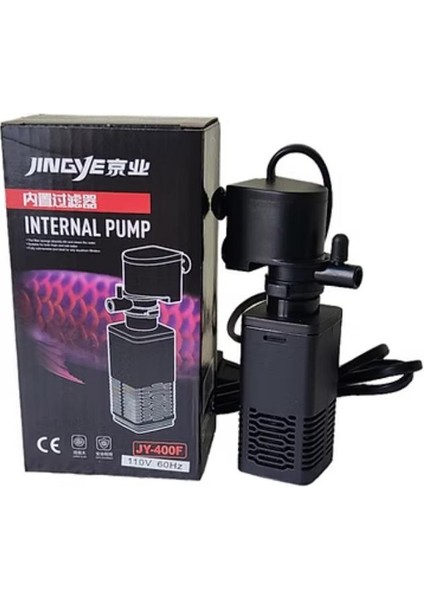 JY-400F Akvaryum Iç Filtre 4W