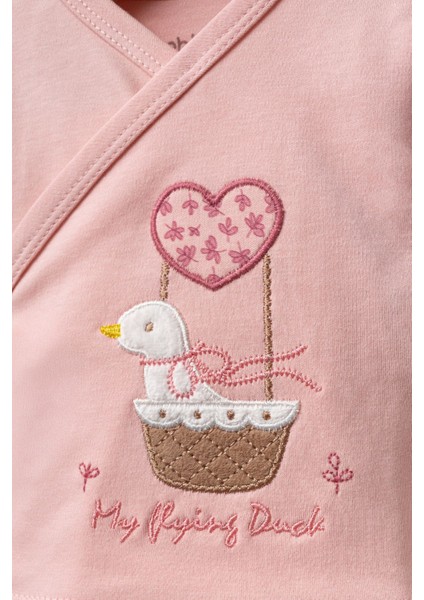 Sevimli Sepetteki Ördek Desenli 10 Parça Kutulu Yenidoğan Hastane Çıkışı Zıbın Seti modelleri