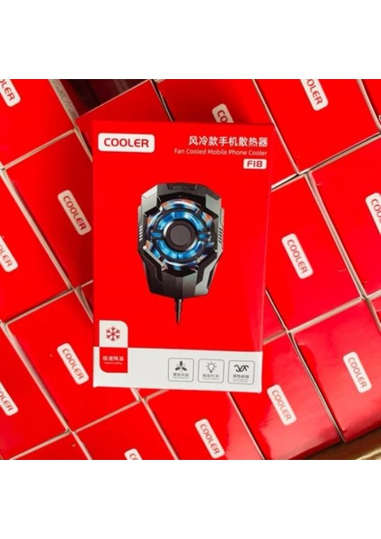 F18 Telefon Soğutucu Hızlı Radyatör Fan 5500 Rpm Ios Android Uyumlu Pubg Gaming fırsatları
