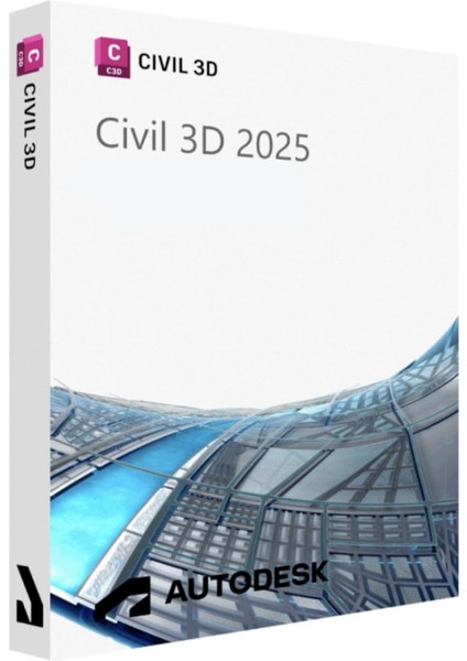 Civil 3D 2025 (Windows) - 1 Pc 3 Yıl Autodesk Key (Full Sürüm)