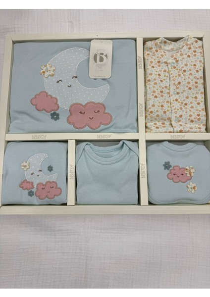 Sevimli Aybalam 10 Parça Kutulu (Yenidoğan) Hastane Çıkışı Zıbın Seti indirimleri