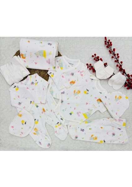 Kız Bebek Tilki Desen 10'lu Hastane Çıkışı Seti fiyatları