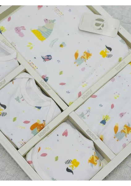 Kız Bebek Tilki Desen 10'lu Hastane Çıkışı Seti fırsatları