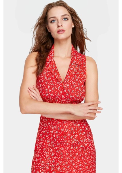 Kolsuz Midi Boy Gömlek Elbise Dokuma Viskoz Kumaş Rahat Yazlık Çiçekli Yüksek Kalite modelleri