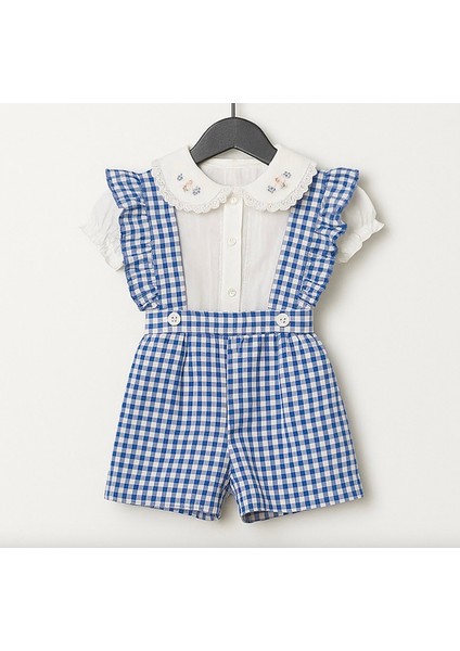 Bebek Tulum Şortlu Gömlekli
