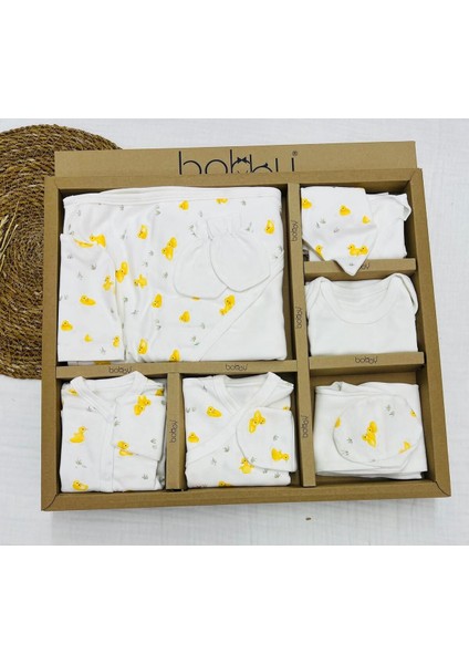 Desenli 10 Parça Hastane Çıkışı (Yenidoğan) Zıbın Seti