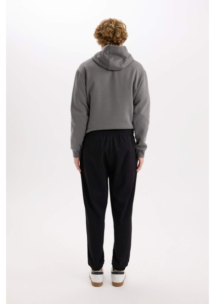 Regular Fit Eşofman Altı Cepli Basic Düz Beli Bağcıklı Lastikli Paça D4416AX25SP