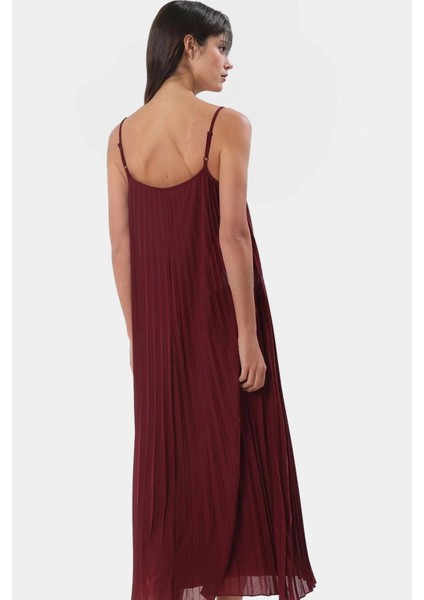 A Line Tül Maxi Elbise Örme Kumaş Halter Yaka Yırtmaçlı Rahat Kesim Mükemmel Uyum Trend Tasarım fiyatları