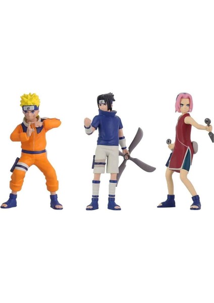 Naruto 3’lü Figür Seti – Sasuke, Sakura ve Naruto Tek Kutuda! indirimleri