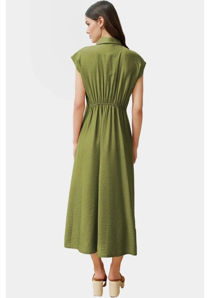 Dokuma Viskoz Maxi Elbise Rahat Şık Günlük Kullanım Konforlu Kesim Için modelleri