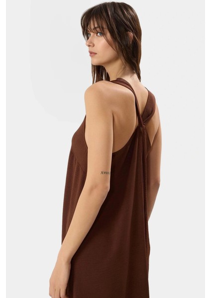 Yazlık Günlük Maxi Elbise Rahat Şık Polyester Dokuma V Yaka Uzun Ömürlü Seçkin Malzeme