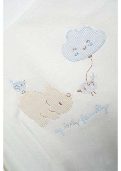 Sevimli Kutup Ayısı ve Kuş Desenli 10 Parça Kutulu Yenidoğan Hastane Çıkışı Zıbın Seti indirimleri