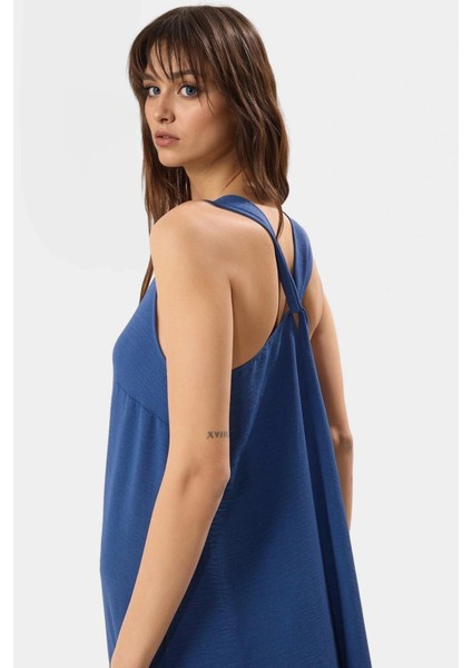 Yazlık Günlük Maxi Elbise Rahat Şık Polyester Dokuma V Yaka Uzun Ömürlü Seçkin Malzeme