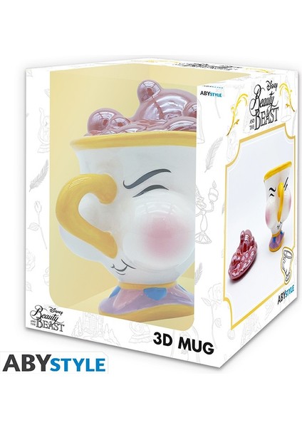 - Dısney - Mug 3D Kupa - The Beauty & The Beast Chip With Bubbles X2*