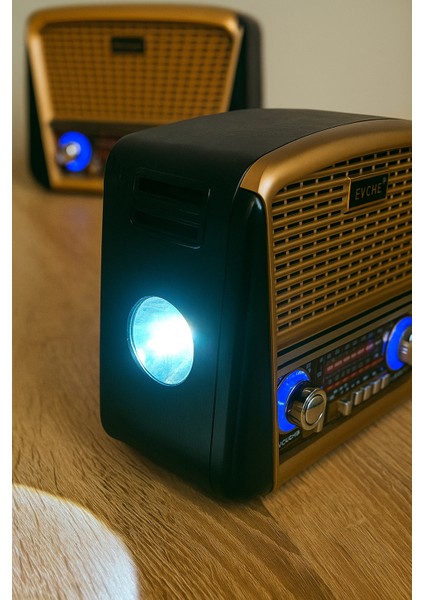 Evcher EC-2144BT Retro Radyo - Bluetooth Özellikli, Usb/sd Girişli, Fm/am/sw 3 Bant, LED Fenerli Mp3 Çalar fiyatları