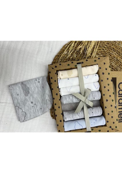 Bulut Desenli Bebek Ağız Mendili 7'li 2025 fiyatları