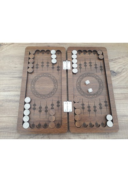 Mini Tavla Seyahat Tavla Cep Tavla 24X24 Özel Deri Kılıflı-Beşiktaş modelleri