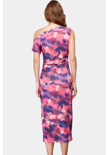 Rahat ve Şık Çok Midi Elbise Kayık Yaka Örme Kumaş Bodycon Konforlu Kesim Zarifane Tasarım modelleri