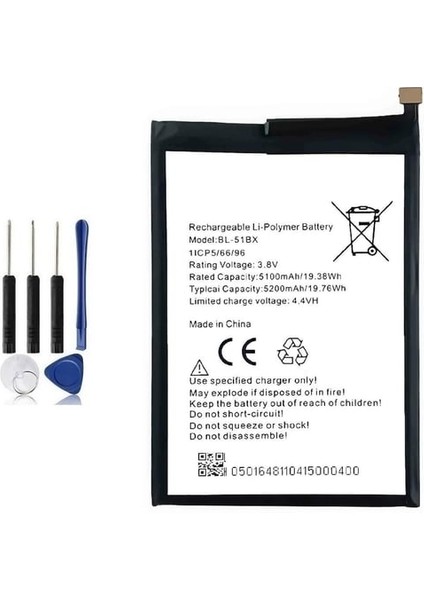 Infinix Hot 11 BL-51BX Batarya Pil Tamir Seti ve Pil Bandı