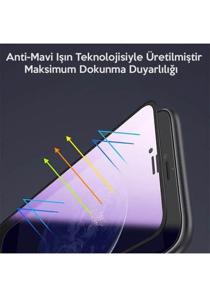 Iphone 11 Pro Anti Blue Light 3D Full Cam Ekran KORUYUCU-(1903) - TKNAL8899-4994 modelleri