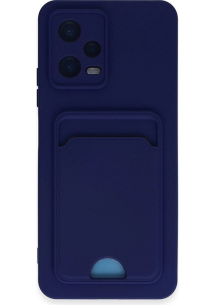 Xiaomi Poco X5 5g Kılıf Kelvin Kartvizitli Silikon - Lacivert - TKNAL2770-4048