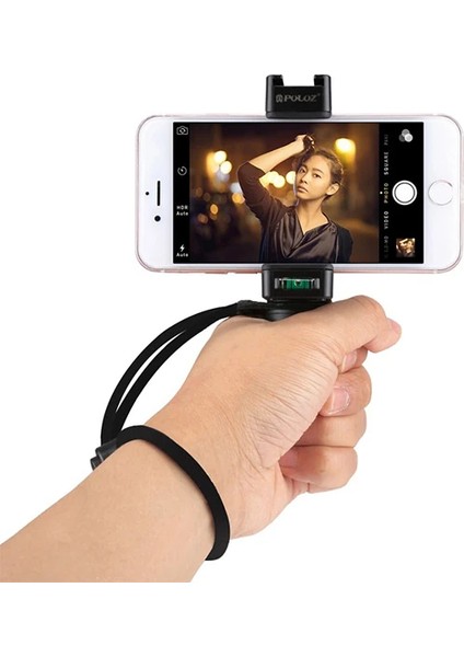 Puluz Video Grip Telefon Elde Tutucu+ Bileklik Tripod ADAPTÖRÜ-(1903) - TKNAL8422-4516