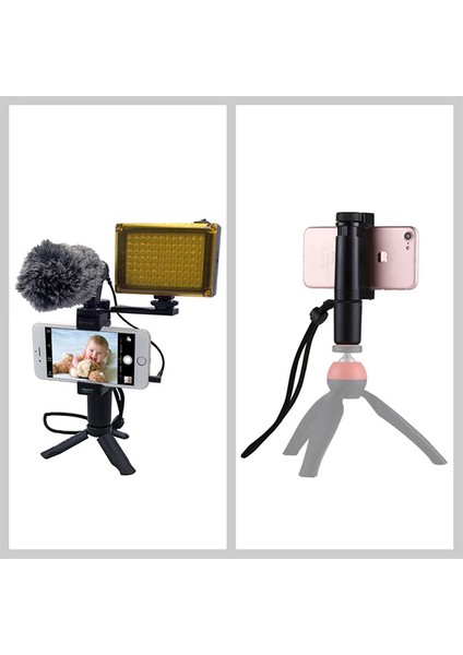 Puluz Video Grip Telefon Elde Tutucu+ Bileklik Tripod ADAPTÖRÜ-(1903) - TKNAL8422-4516