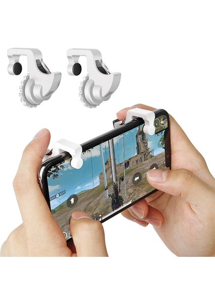One Pair Profesyonel Joystick Pubg Oyun Ateşleyici Aparat 2 ADET-(1903) - TKNAL4015-1296