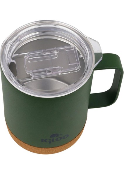 Çelik Mug Termos - Igloo - Cork - 350ML - Haki - 205696