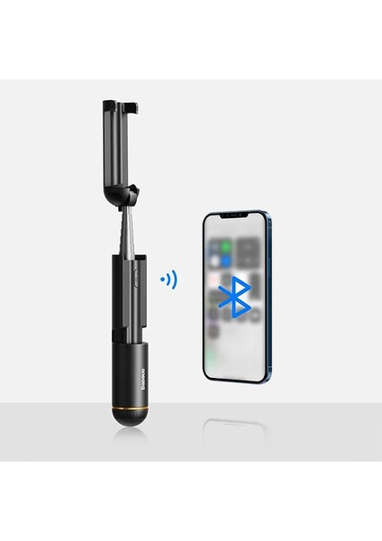 Baseus Mini Bluetooth Teleskobik Katlanabilir Selfie Stick Kablosuz MONOPOD-(1903) - TKNAL1731-1035