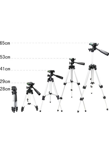 Ally 65CM Alüminyum Cep Telefonu+Kamera Tripod STAND-(1903) - TKNAL8712-2611