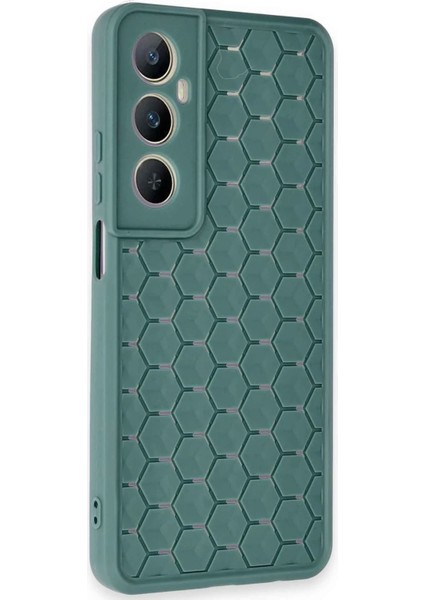 Realme C65 Kılıf Petek Silikon Kapak - Koyu Yeşil - TKNAL1667-2687 fiyatları