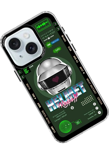 iPhone 15 Parallel Space Time Magsafe Kapak - Metal Confession - TKNAL1024-9446