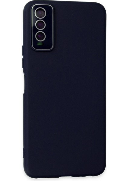 Vivo Y11S Kılıf Lansman Glass Kapak - Lacivert - TKNAL6830-1162 fiyatları