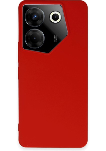 Tecno Camon 20 Pro 5g Kılıf First Silikon - Kırmızı - TKNAL5376-9735