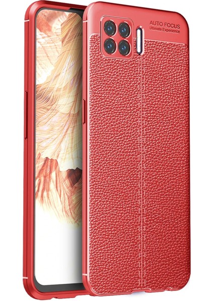 Oppo A73 Kılıf Auto Focus Kapak - Kırmızı - TKNAL1554-5870