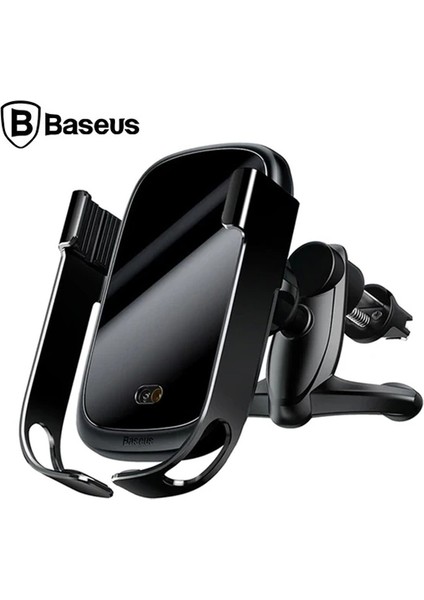 Baseus Rock-Solid Tam Otomatik 10W Wireless Kablosuz Araç Şarj TUTUCU-(1903) - TKNAL8761-4277