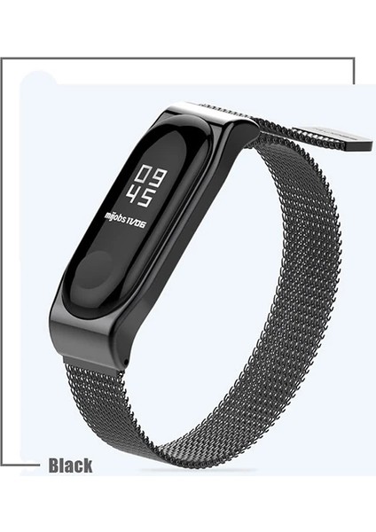 Mijobs Xiaomi Mi Band 4-3 Metal Kayış Kordon Milano LOOP-(1903) - TKNAL3421-7111 fırsatları