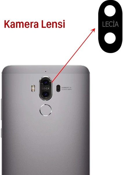 Huawei Mate 9 Kamera Lens KAPAK-(1903) - TKNAL7952-1537